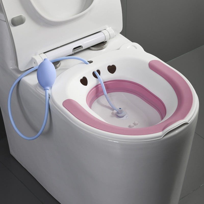 Platinum Beauty Spa Foldable Yoni Steam Seat/Bowl with Hand Flusher